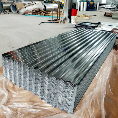 Zinken dakplaat met AISI 22 24 26 gauge gegalvaniseerde waterrimpelingen