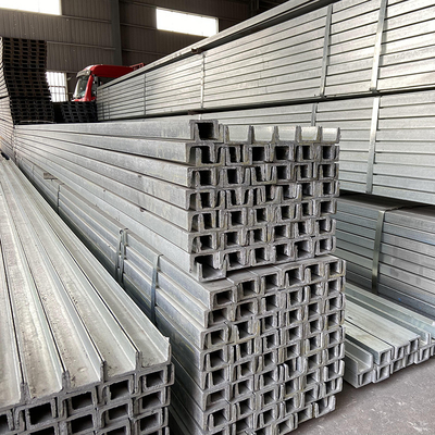 6 mm 8 mm gegalvaniseerd kanaalstaal structureel metalen profiel C / U-vorm