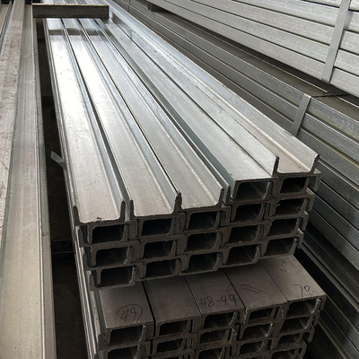 Thermisch verzinkt stalen kanaal structurele U-balk stalen staaf 16 gauge