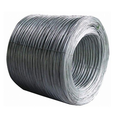 5,5 6,5 mm gegalvaniseerde staaldraad Q195 100kgs staaf in warmgewalste rol