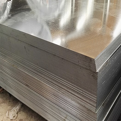 Zink Met een laag bedekte Staalplaat Gegalvaniseerde GI Plaat HDG Z120/㎡ 0.35mm 0.45mm 0.55mm