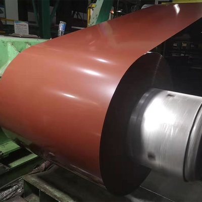 Vooraf geverft Gegalvaniseerd PPGI-van het het Dakwerkblad van de Staalrol Kleur Met een laag bedekt Broodje 1250mm