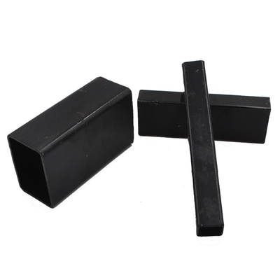 ASTM 7mm Black metal Vierkant Buizenstelsel S235JR Pijp van het 2 Duim de Zwarte Staal