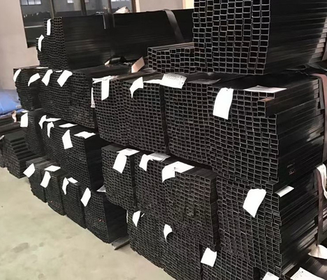 Zwarte Rechthoekige het Staalbuis 20mm van DIN 40X40 Gegalvaniseerde Vierkante Buis