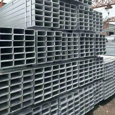 3x2 gegalvaniseerde Vierkante Buis 0.6mm Koudgewalst Staal Rechthoekig Buizenstelsel