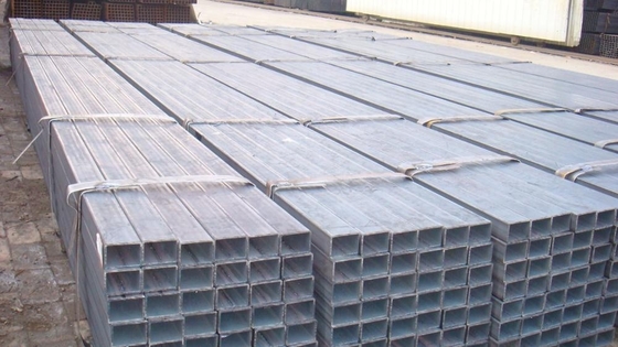 2x2 14 Maat Gegalvaniseerde Vierkante Buizenstelsellengte 12m Mej. Rectangular Pipe ASTM