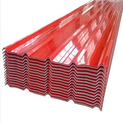 Rood 40g Gegalvaniseerd Staal Golfdakcomité 120cm AISI