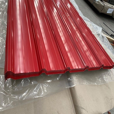 Blauwe DC02 galvaniseerde Golf Gegalvaniseerde het Dakcomités van Dakwerkbladen 180g