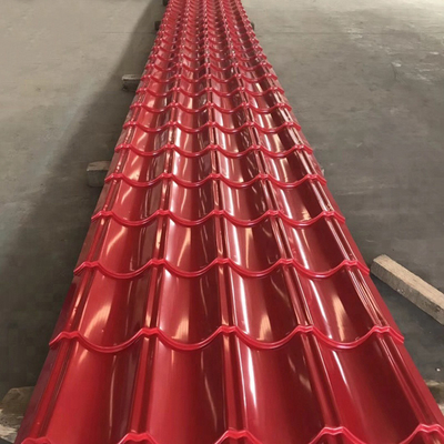 800mm Galvalume pre Geschilderd van het Kleuren Met een laag bedekte Blad CGCC Aluminium